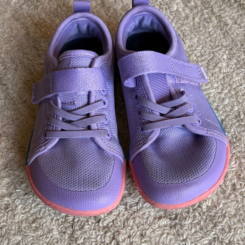 WHITIN Purple Kids Sneakers with Pink Sole Accents